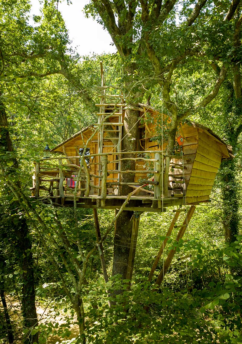Cabanes dans les arbres Pays Basque